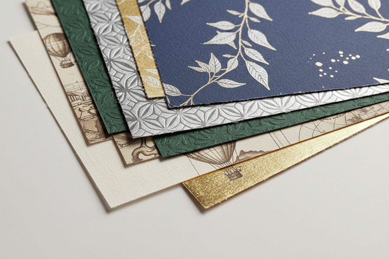 Natural Fiber Decoupage Papers