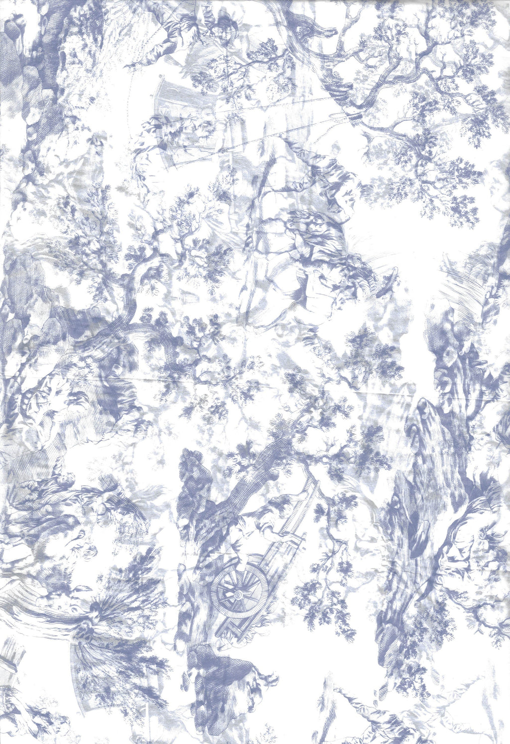 Empire Toile de Jouy Large Format Decoupage Paper for Furniture Art
