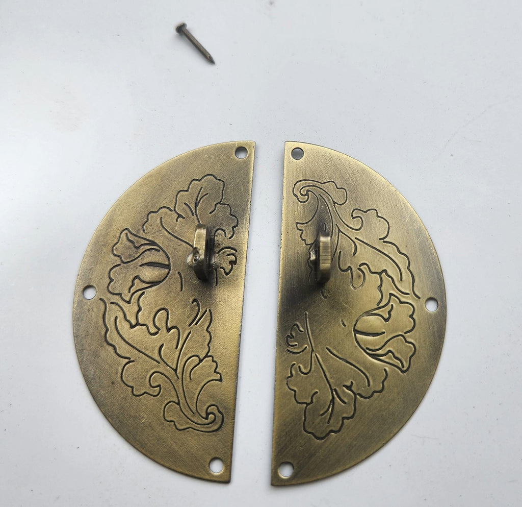 Fareone Antiqued Bronze Chinese Cabinet Furniture Pull with Padlock