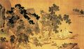 Serene Chinese Landscape Decoupage Paper for Furniture