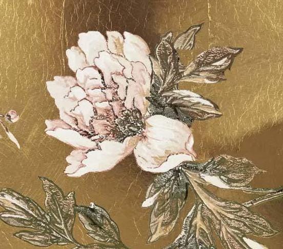 Gilded Oriental Flowers