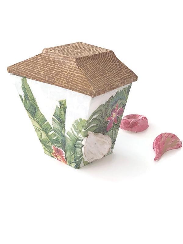 Textured Printed Semi-Cooked Rice Paper for Furniture Art