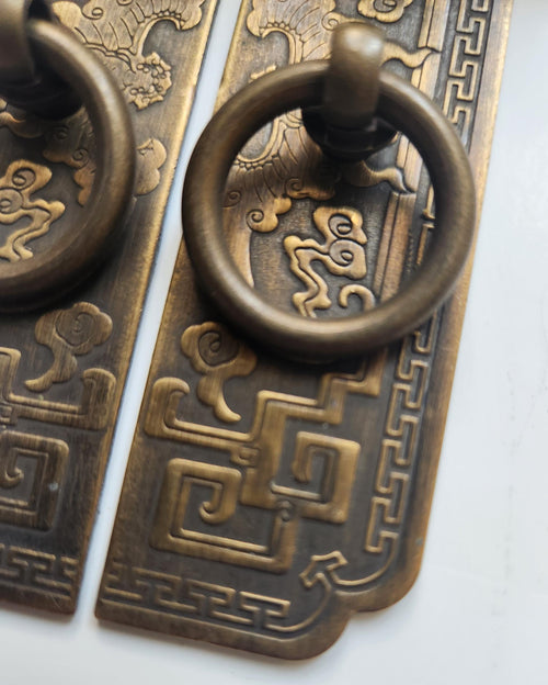 Asiana Chinese style furniture/cabinet Ring Pull Hardware SM to XL