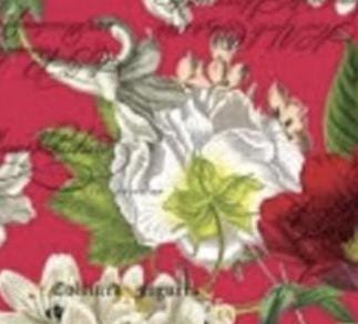 Exotic Flowers Decoupage Napkin