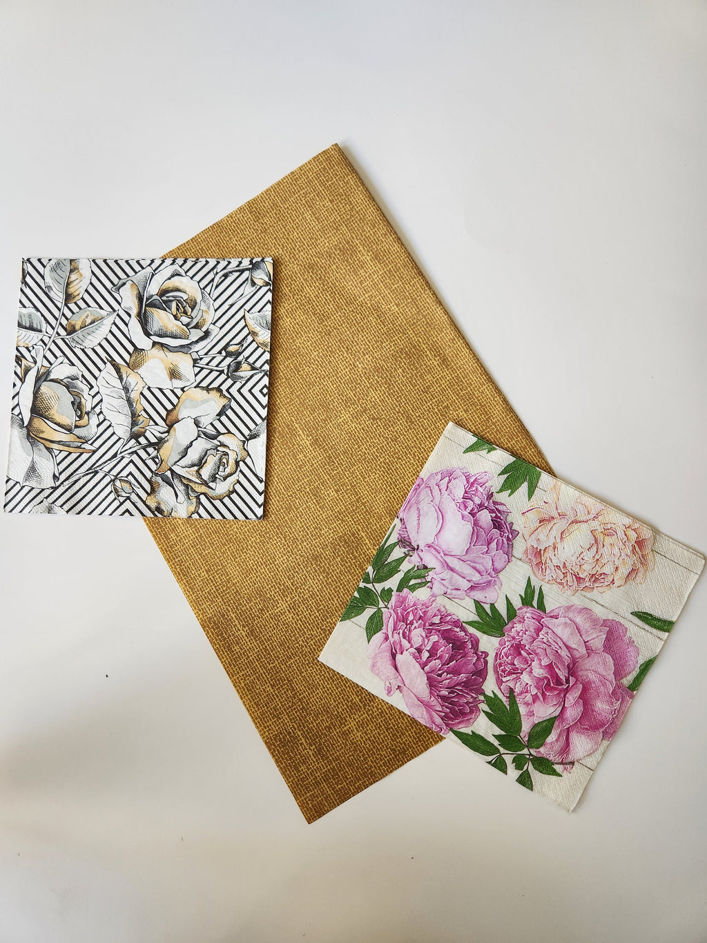 Textured Printed Semi-Cooked Rice Paper for Furniture Art