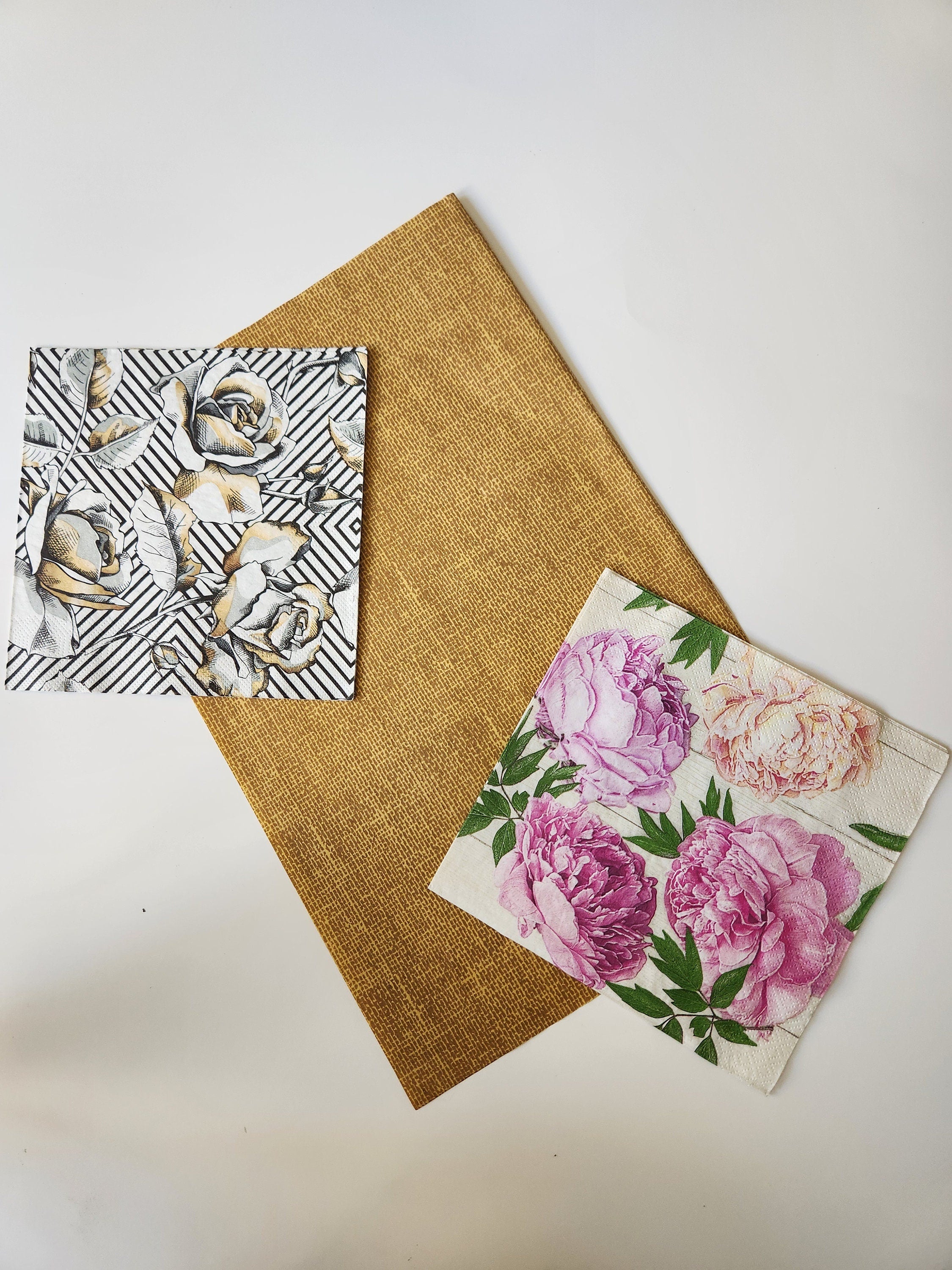 Textured Printed Semi-Cooked Rice Paper for Furniture Art