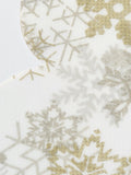 Gold Snowflakes Silk Rice Paper Napkins for Decoupage