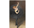 Balerina in Black Large Decoupage Paper
