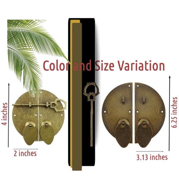 Antiqued Brass Asiana Furniture Hardware