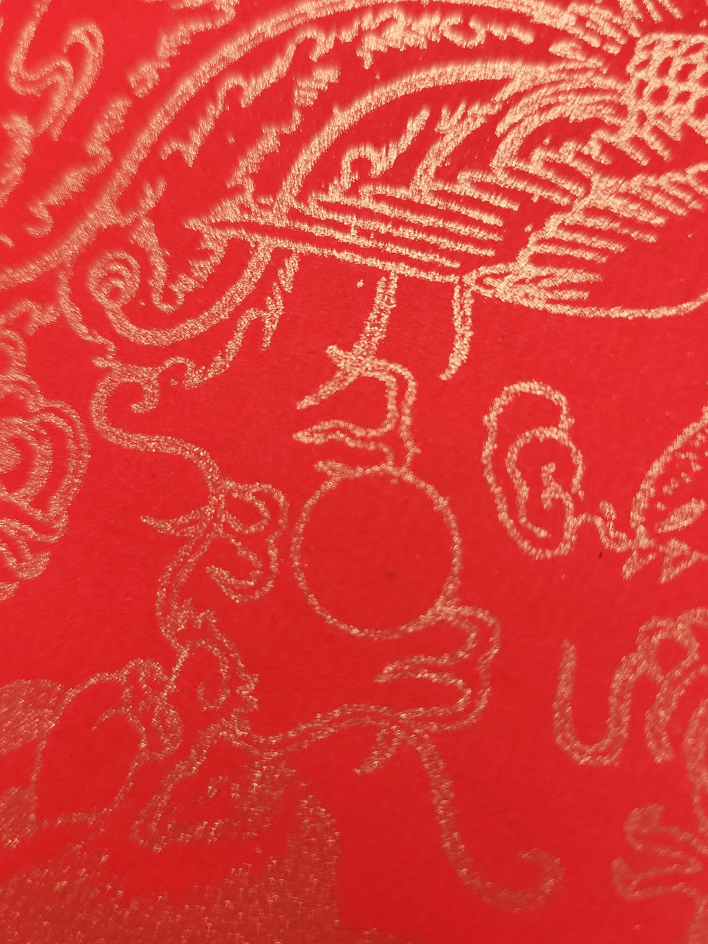 Golden Dragons Chinese Decoupage Paper