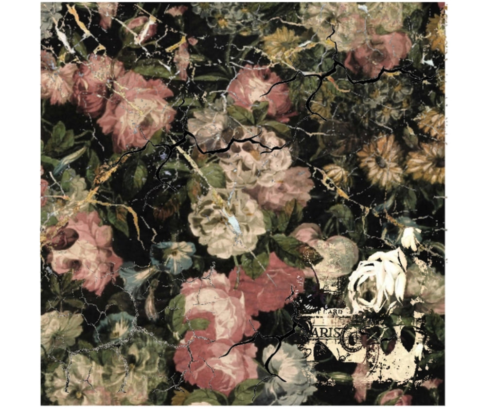 Midnight Garden Decoupage Paper